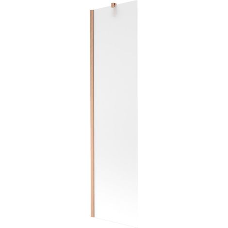 Mexen Next mampara de baño de 1 hoja 50 x 150 cm, escarcha, cobre cepillado - 895-050-000-00-30-65 (1/5)