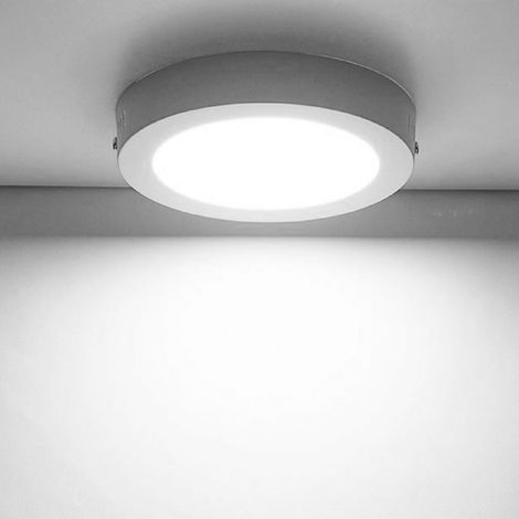 Ultradünnes, rundes LED-Beleuchtungspanel für Flure, Korridore und Balkone, 18 W, 6000 K Weißlicht, 3 Jahre Garantie. Eingangsspannung: 85–265 V. (1/5)