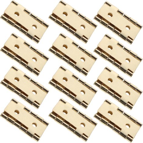 20 charnières doubles de style vintage pour portes battantes, charnières rétro pour meubles et paravents pliants (1/5)