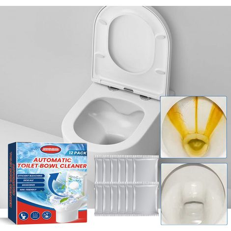 Brausetabletten für den Haushalt, zur Entkalkung, Geruchsbeseitigung und Fleckenentfernung in Toiletten – 12 Stück -- BIEMMEDUE (1/5)