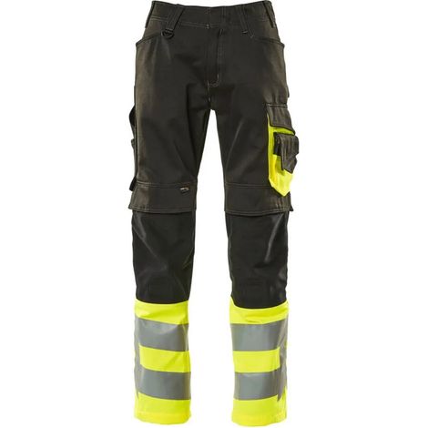 Pantalón de trabajo Mascot safe supreme costura triple alta visibilidad