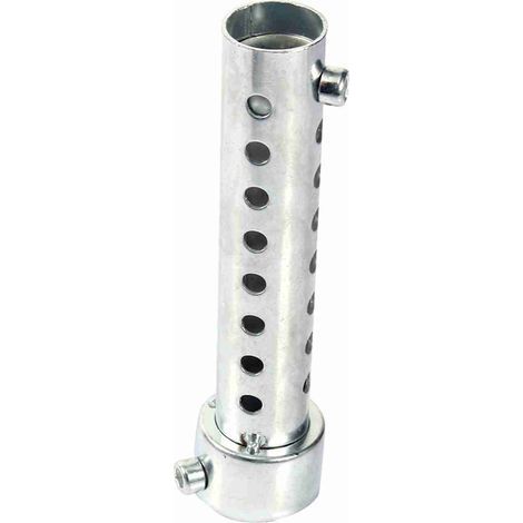 GARRYFIZH Silencieux d'échappement universel pour moto, DB Killer, insert de chicane argenté 35 mm (1/5)
