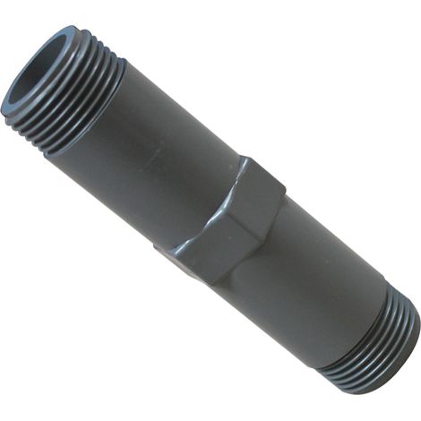 Tube d'attente Nylon+30% fibres de verre - Mâle 60°0C Max - Série 98110 26x34 - Long 130mm (1/2)