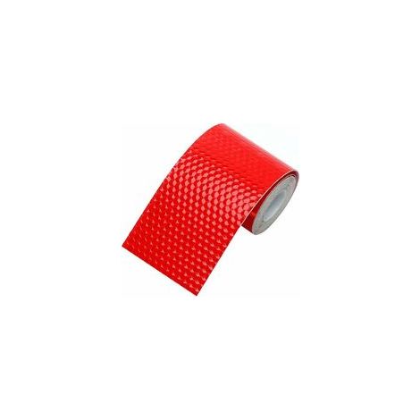 Cinta reflectante autoadhesiva 3M para advertencia de seguridad, para visibilidad nocturna en automóviles y camiones - Roja