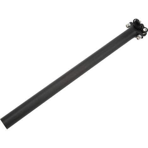 Tige de selle carbone 27,2 mm légère pour vélo, tube de selle 400 mm, remplacement léger et performant. (1/5)