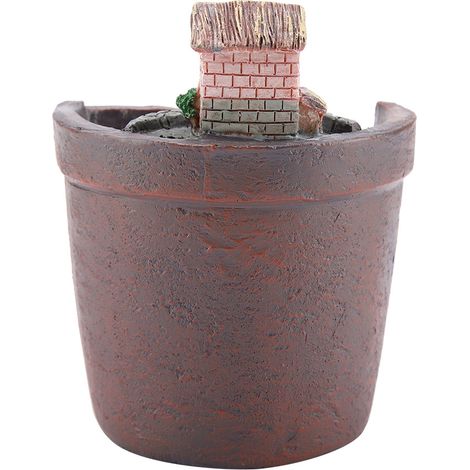 Maceta de resina para plantas de uso doméstico – Ideal para cactus y suculentas – Maceta de jardín para decoración del hogar y la oficina – Material natural duradero (1/5)