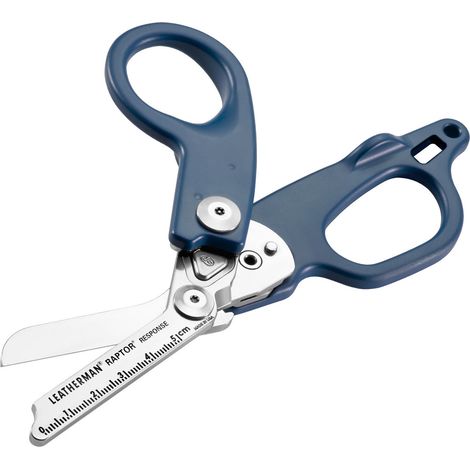 Leatherman LTM-832965 Raptor® Response Tijera acero inoxidable 420HC, con varias funciones. Color Azul marino. PARA RESCATE Y SEGURIDAD (1/5)