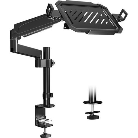 Monitor Arm Laptop Halterung für 17-32 Zoll Bildschirm & bis zu 17 Zoll Notebook (1/5)