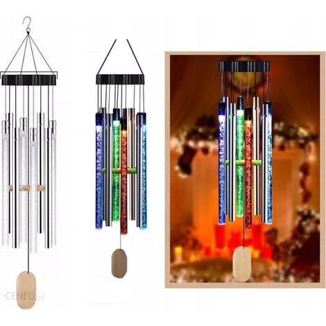 Lámparas LED SOLARES BELLS jardín GIRLANDA RGB (1/5)