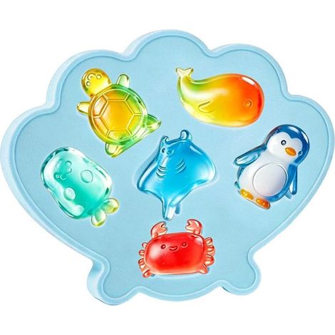 Bac À Glaçons En Forme D'animal – Moule À Glaçons En Silicone À 6 Grilles, Plateau De Congélation Antiadhésif À Dégagement Facile Pour Boissons, Desserts, Bonbons Whisky Cocktail Vin Jus Fête Cuisin (1/5)