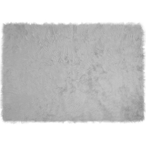 Maison Exclusive - Alfombra de de oveja sintética TAFALLA Gris 12
