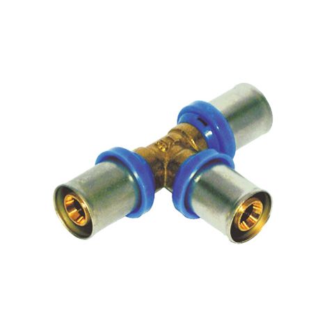 TEE MULTISTRATO PRESSARE BAMPI - OTTONE MM 16- 5 pezzi