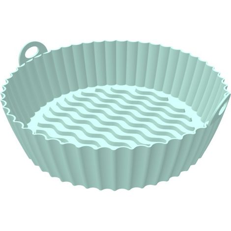 Poêle à frire en silicone réutilisable (20cm) Vert Menthe 2 pcs (1/5)