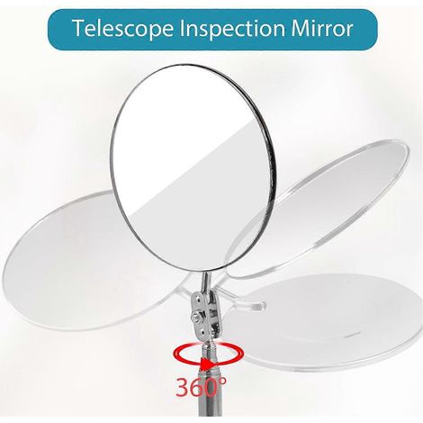 Lot de 3 miroirs de contrôle télescopiques pour mécanicien (1/5)