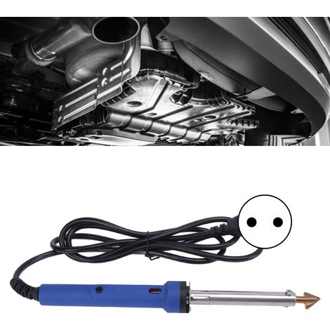 DIY-Kunststoffschweißset für die Reparatur von Fahrzeugoberflächen, inklusive Lötkolbenständer mit Stahlgitter und Drahtbürste, 80 W, europäischer Standard 220 V. (1/5)