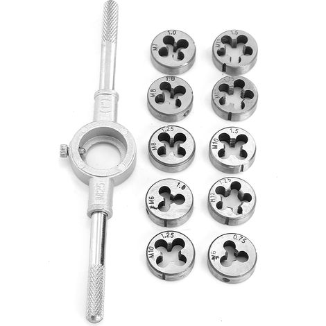 Jeu de tarauds, ensemble d'outils pour l'usinage de filetages extérieurs (1/5)