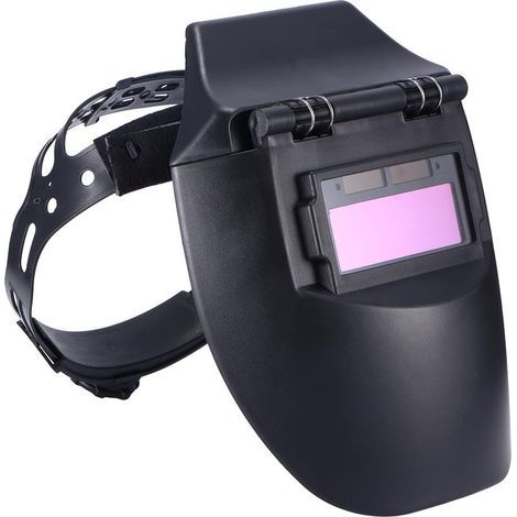 Casco de Soudure avec Protection UV, Masque de Soudage Automatique, Casco de Soudure Ajustable Assombrissement Batterie Intégrée, pour Atelier de Soudure d’Entretien (1/5)