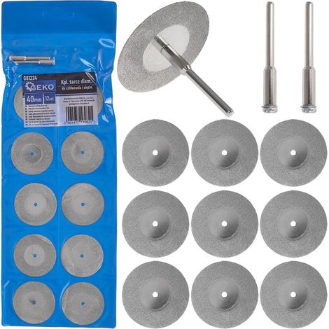 Strumento per piastrellista geko g81224 dischi diamantati 40 mm 12 pezzi (1/3)