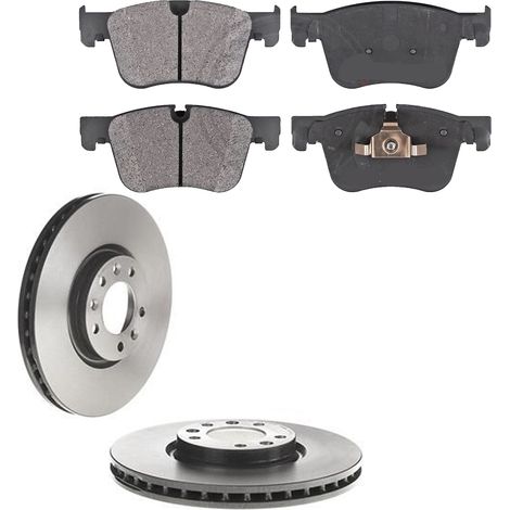 KIT FRENI ANTERIORI compatibile con CITROEN C4 SPACETOURER (3D,3A,3E) - DISCHI + PASTIGLIE OEM: FDB4765 / 18439 , 18179 /SOSTITUZIONE DIRETTA/BASSA POLVERE/SILENZIOSO (1/5)