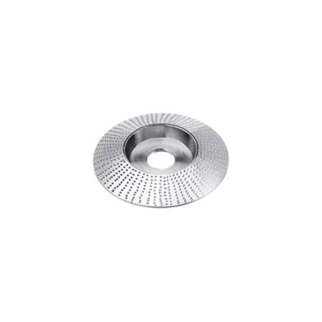Disco per intaglio del legno per smerigliatrice angolare - per sagomare, levigare e tagliare, foro 16 mm, 1 pezzo, argento, smussato. - Crezuo