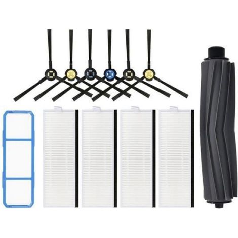 X785 V80 L100 Silvercrest SSR1 SSRA1 Brosse latérale principale en caoutchouc Filtre Hepa Pièces de rechange Accessoire (1/4)