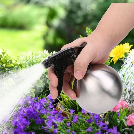 Bouteille arrosage 500ml acier inoxydable portable jardin pulvérisateur plantes fleurs (1/4)