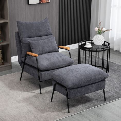 Fauteuil dossier ajustable repose pieds coussin siège réglables (1/4)