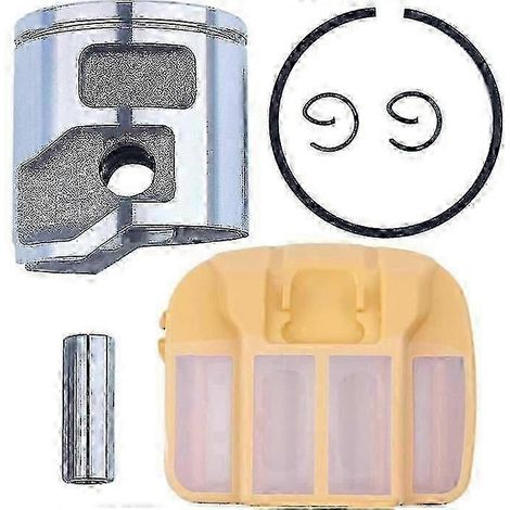 Kit piston 43 mm avec filtre à air compatible avec les tronçonneuses Husqvarna 545, 550xp et 550xpg. Remplace la référence 577 04 7002 -sy. (1/4)
