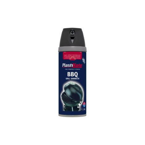 PlastiKote 440.0026020.076 Twist & Spray BBQ Paint Black 400ml PKT26020 (1/5)