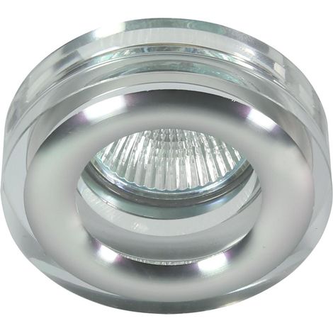 Spot encastré rond chromé verre MR16 50W Candellux