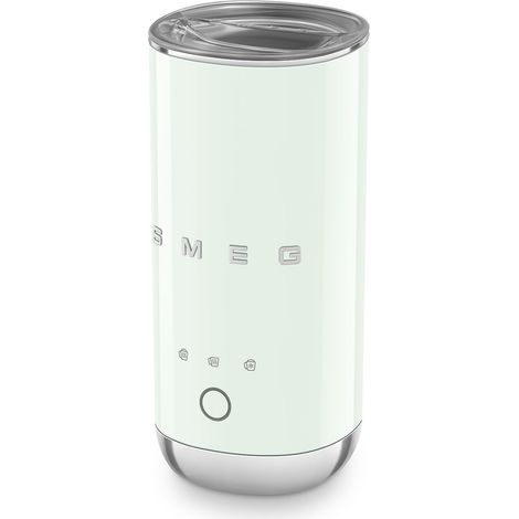Espumador de leche automático Smeg MFF02PGEU estilo años 50, verde pastel (1/5)