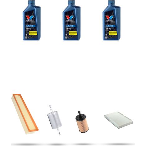 Kit tagliando 4 FILTRI e 3L OLIO compatibile con Citroen C2 1.4 I 54kw dal 2003 (1/5)