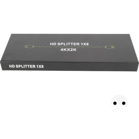Séparateur HDMI 4K HD 1 entrée 8 sorties, répartiteur et prolongateur HDMI, prise UE 100‑240V (1/5)