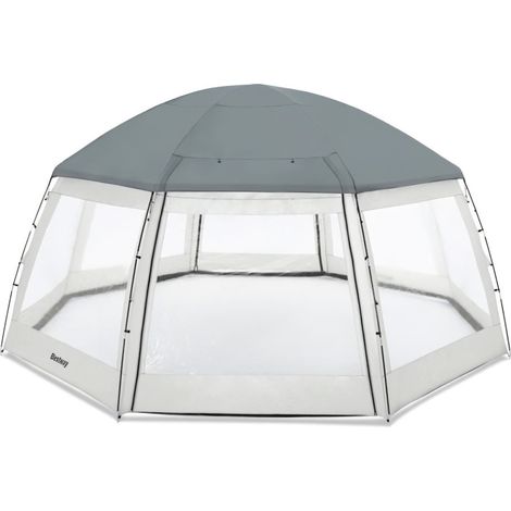 Dôme de protection BESTWAY Flowclear - Pour piscine hors-sol ronde - 600x295ccm (1/10)