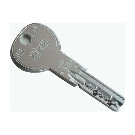 CHIAVE PUNZONATA ISEO 020819 ORIGINALE - OTTONE- 5 pezzi
