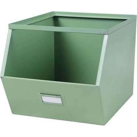 Casier de rangement en métal avec étiquette DOCK