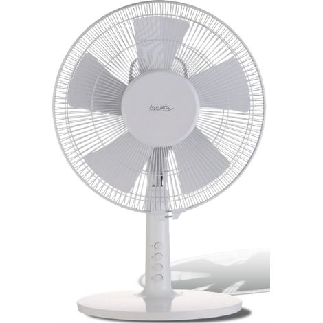 Ventilateur de table 30cm 40w blanc - Axelair - VTAB (1/4)