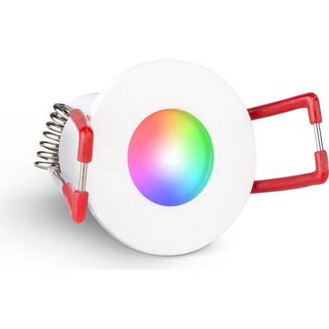 Einbaustrahler Mini Livorno 3W IP65 durchverbindbar - Lichtfarbe: RGB+2700K - Farbe: weiß RAL 9016 (1/5)
