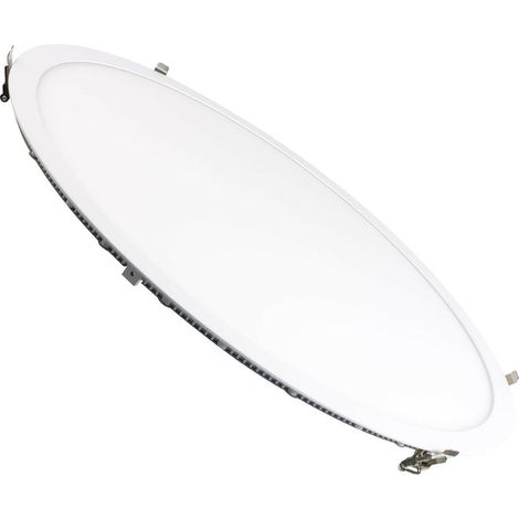 Spot Encastrable Dalle LED Ronde Extra-Plate 48W Coupe Ø 585 mm Downlight Panel Blanc Froid 6000K - 6500K (1/5)