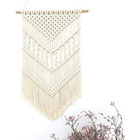 tenture murale en macramé de style bohème, tissée pour la décoration intérieure (1/5)