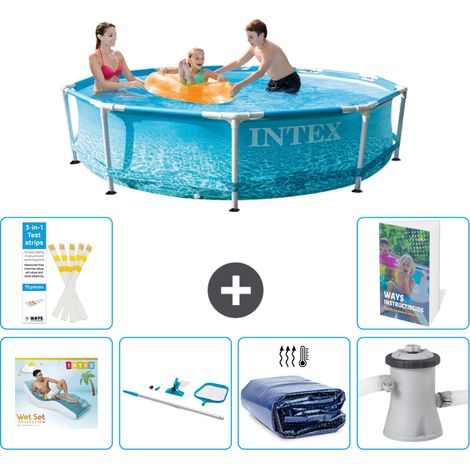 Intex Piscine Tubulaire Ronde - 305x76 cm - 7-pièces  S134 (1/5)