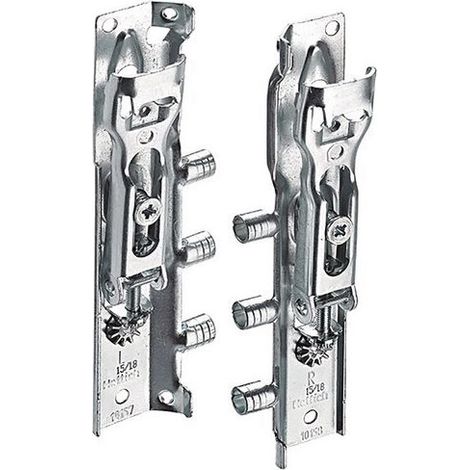 Colgador de armario SAH 216 acero galvanizado HETTICH