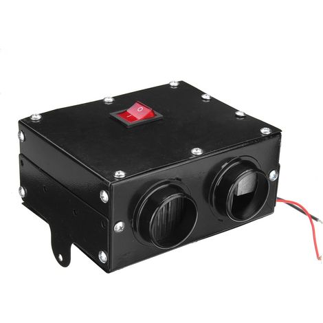 12V 24V 300W Radiateur De Voiture Chauffe-Eau Double Trou Ventilateur De Chauffage Fenêtre Dégivreur Demister - 12V (1/4)
