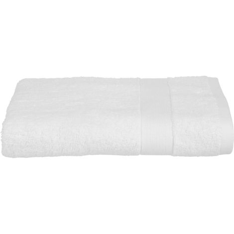 Lenzuolo doccia Essentiel in cotone bianco 70x130cm - Atmosphera créateur d'intérieur
