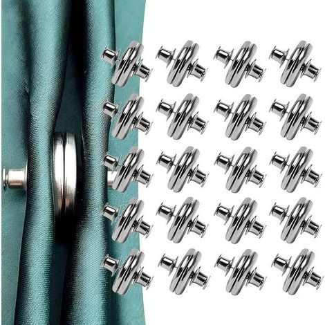 20 pairs of powerful curtain magnets to keep curtains closed and block out light.