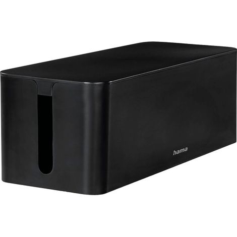 Hama Boîtier pour câbles plastique noir (L x l x H) 15.6 x 4 x 13.5 cm 1 pc(s) 00221012 (1/5)