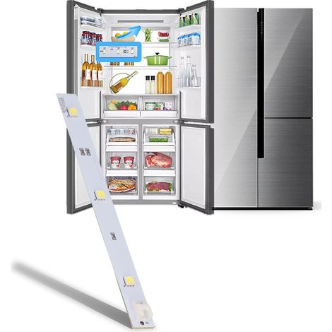 Bande lumineuse LED pour le refroidissement du réfrigérateur, lumière blanche, DC12V, compatible avec le réfrigérateur Electrolux ESE5919, accessoires de panneau lumineux CQC08134027008. (1/5)