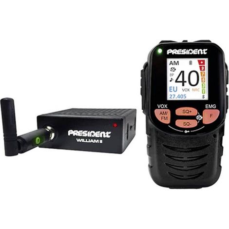 President WILLIAM II, AM/FM 40375 Emetteur-récepteur CB