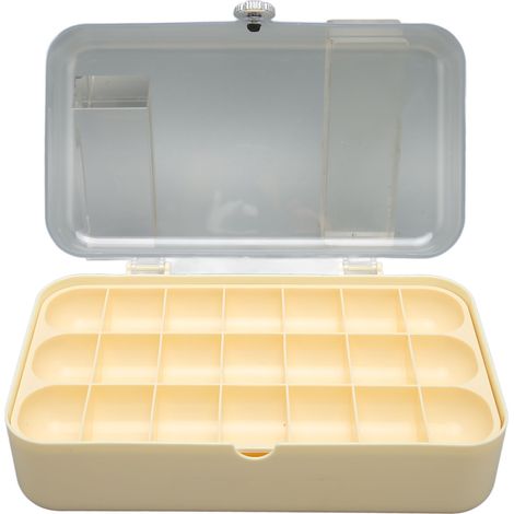 Coffret de Rangement Transparent pour Bijoux, Grande Capacité, Anti-Rouille, Démontable, Organiseur pour Boucles d'Oreilles et Colliers, Blanc Laiteux (1/5)