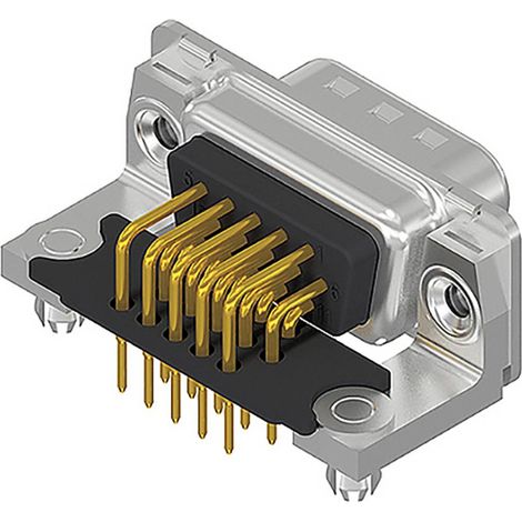 Conec 163A17769X 163A17769X Embase SUB-D mâle Nombre de pôles: 15 pin coudée à souder 1 pc(s) (1/2)